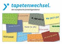 Titelbild der Broschüre "Tapetenwechsel". Bild verlinkt auf die Webseite von Jugend für Europa