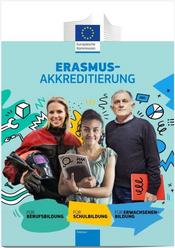 Cover von "Deutschsprachige Broschüre der EU-Kommission zur Akkreditierung". Bild verlinkt auf die Webseite des KMK PAD